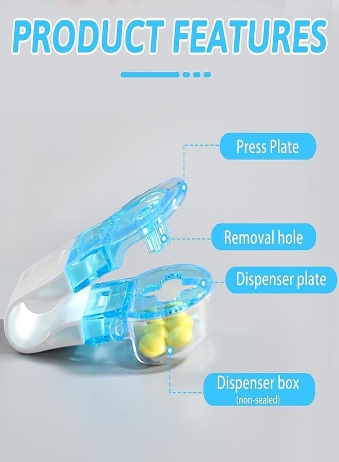 Gra8 Pill Puncher Tool, Portable Pill Taker Remover, Tablets Pills Blister Pack Opener, Pill Dispenser Storage Box, Tablets Pill Popper for Blister Packs(1Pcs) - Image 4